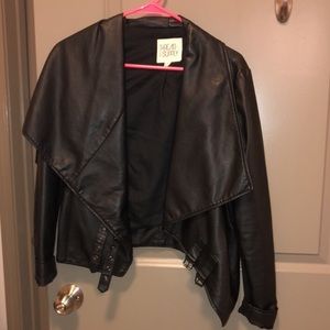 Faux Leather Motorcycle jacket